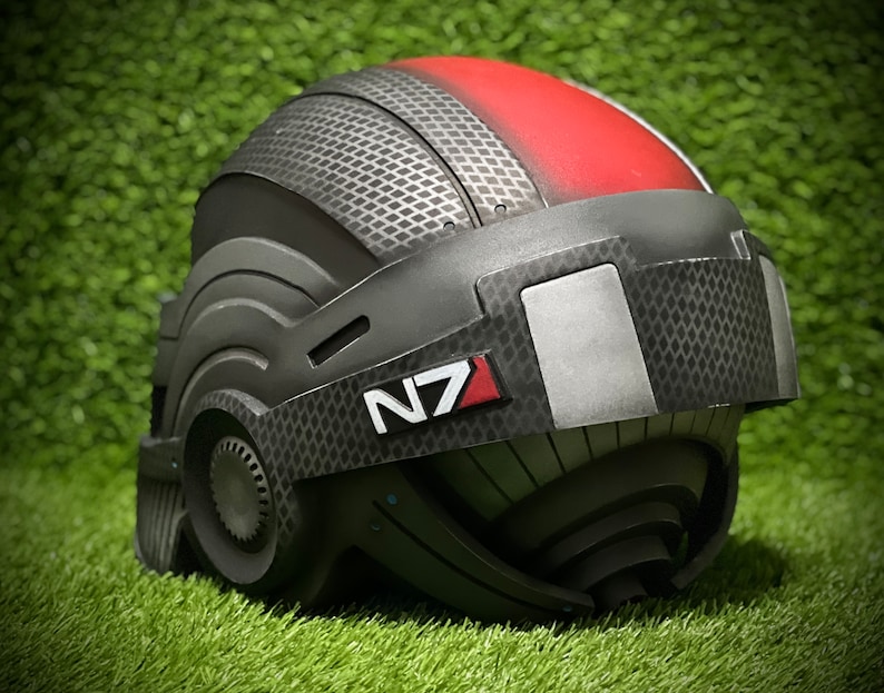 N7 MassEffect helmet for Cosplay and Airsoft / Any helmet painting of your choice / Please read the description/ image 5