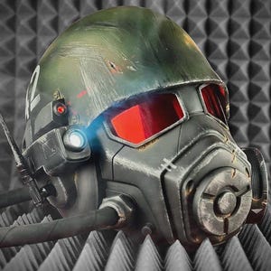 Helmet Ranger Veteran NCR for Cosplay and Airsoft Fallout New Vegas ! Any helmet painting of your choice is FREE !