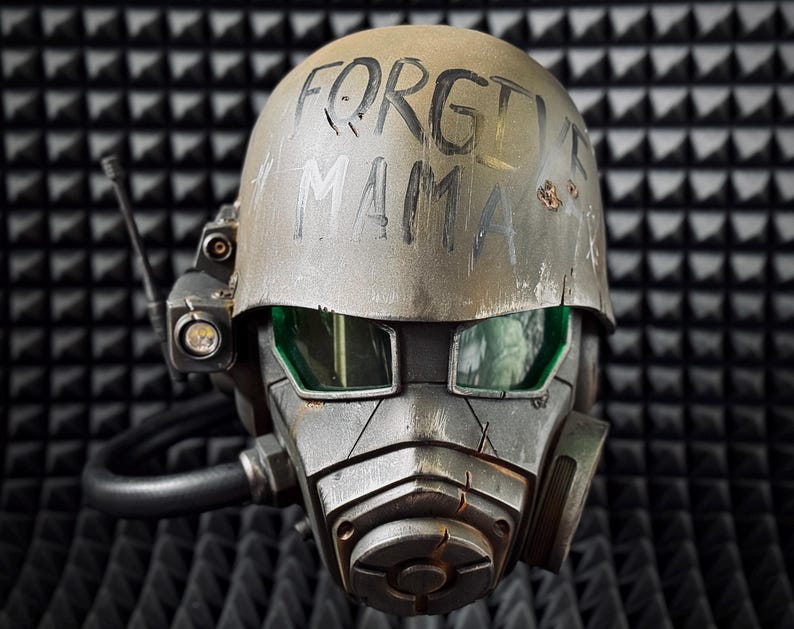 Helmet Desert Ranger Veteran NCR for Cosplay and Airsoft Fallout New Vegas ! Any helmet painting of your choice is FREE !