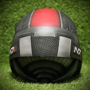 N7 MassEffect helmet for Cosplay and Airsoft / Any helmet painting of your choice / Please read the description/ image 6