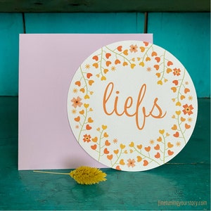 Carte ronde - Amour
