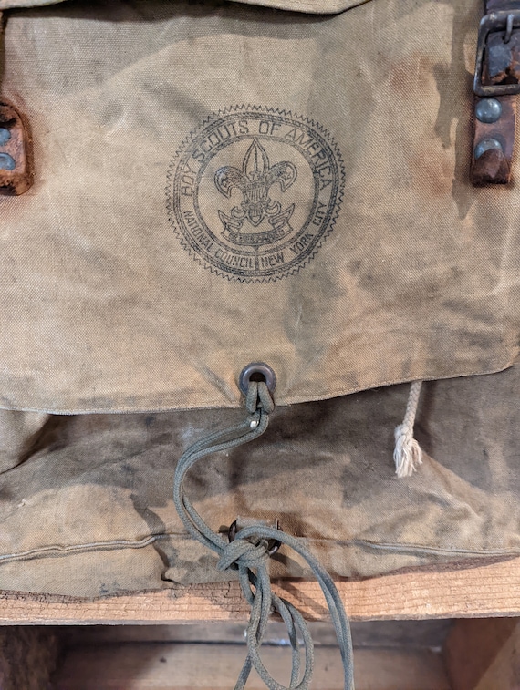 Vintage Boy Scout Backpack