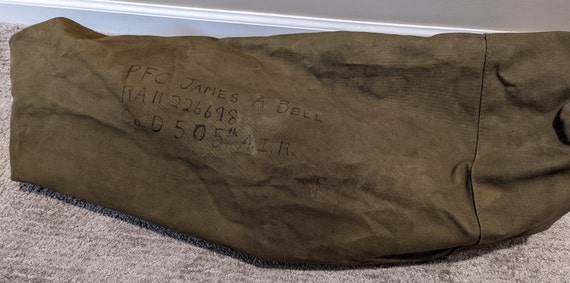 1950's US Army Duffel Bag - 505th Airborne - image 4