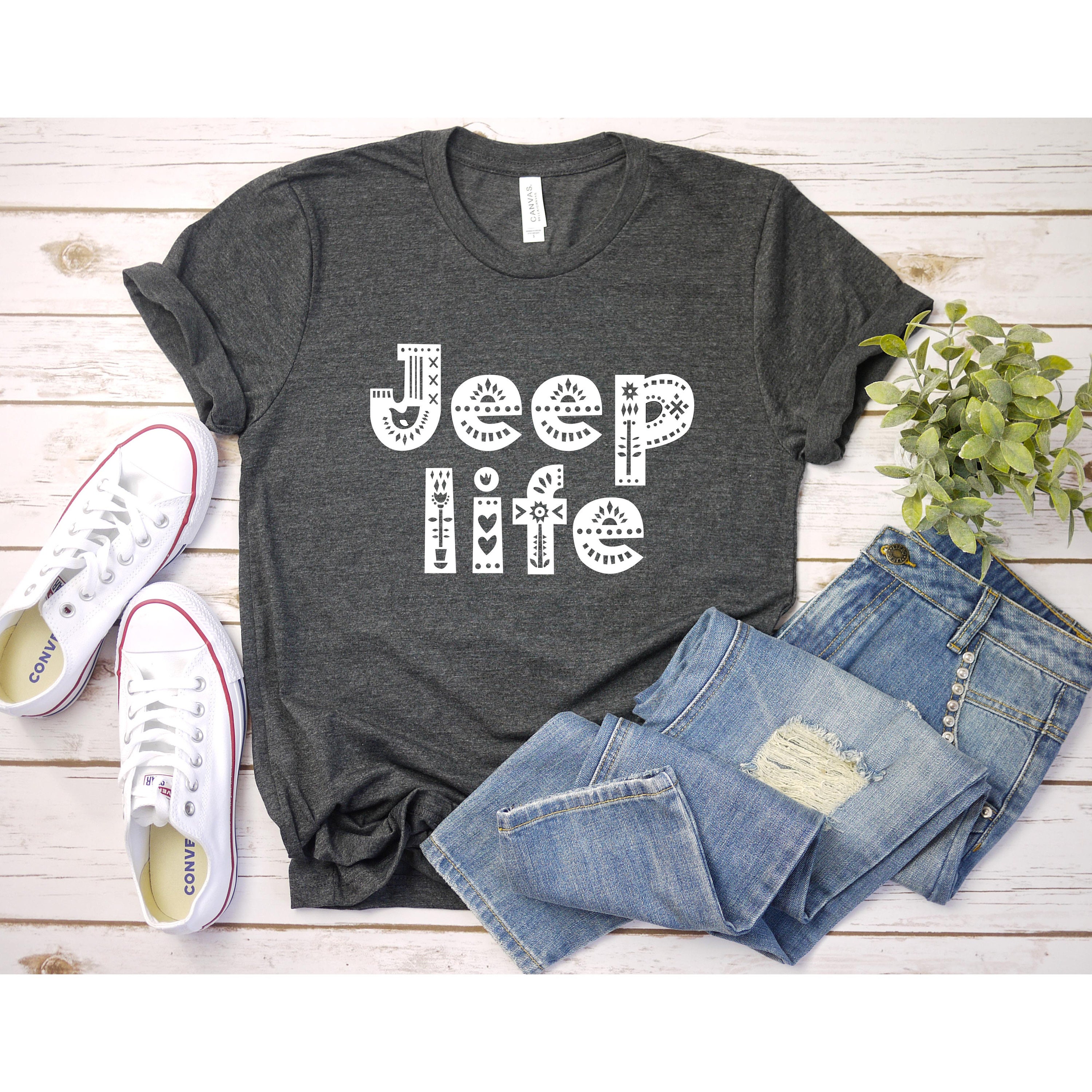 Jeep Shirt, Jeep Life Shirt, Jeep Life Floral Shirt, Jeep Tshirt, Jee…