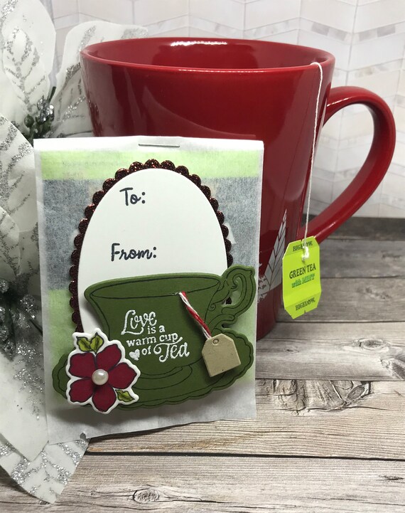Tea Packet Holder Stocking Stuffer Appreciation Gift Etsy