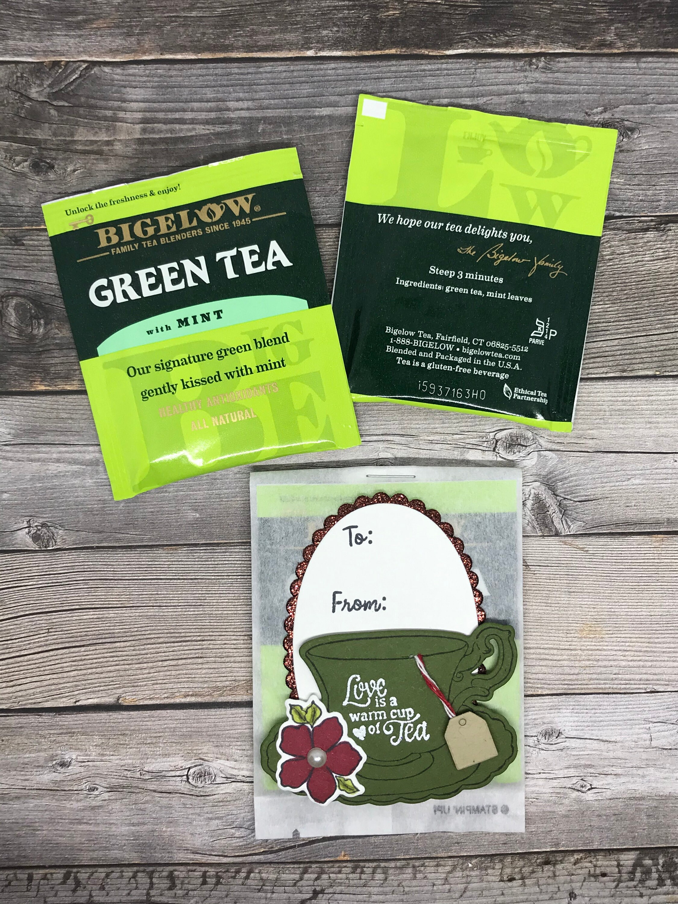 Tea Packet Holder Stocking Stuffer Appreciation Gift Etsy