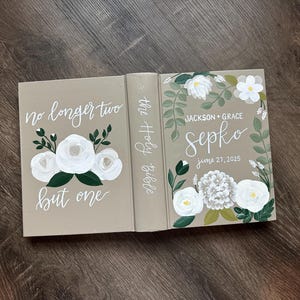 CUSTOM Hand Painted ESV Journaling Bible