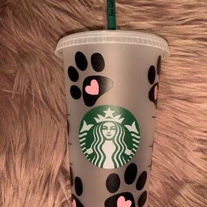 Paw Print Starbucks Cup