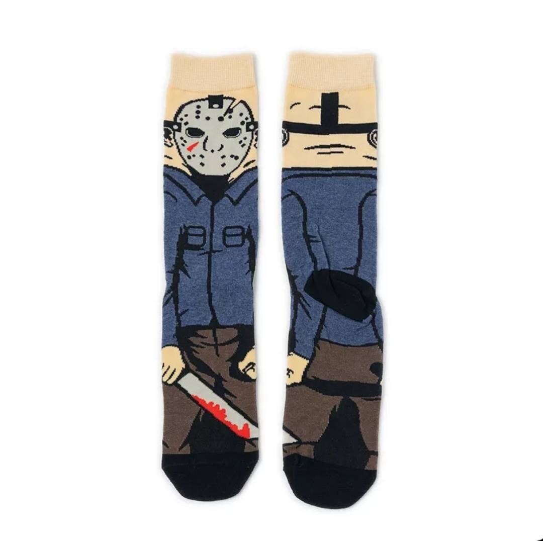 1 pair of killer socks horror movie socks in assorted design Etsy