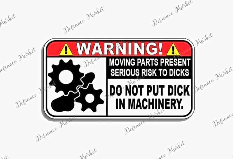 Funny warning label sticker adult prank offensive decals for Etsy
