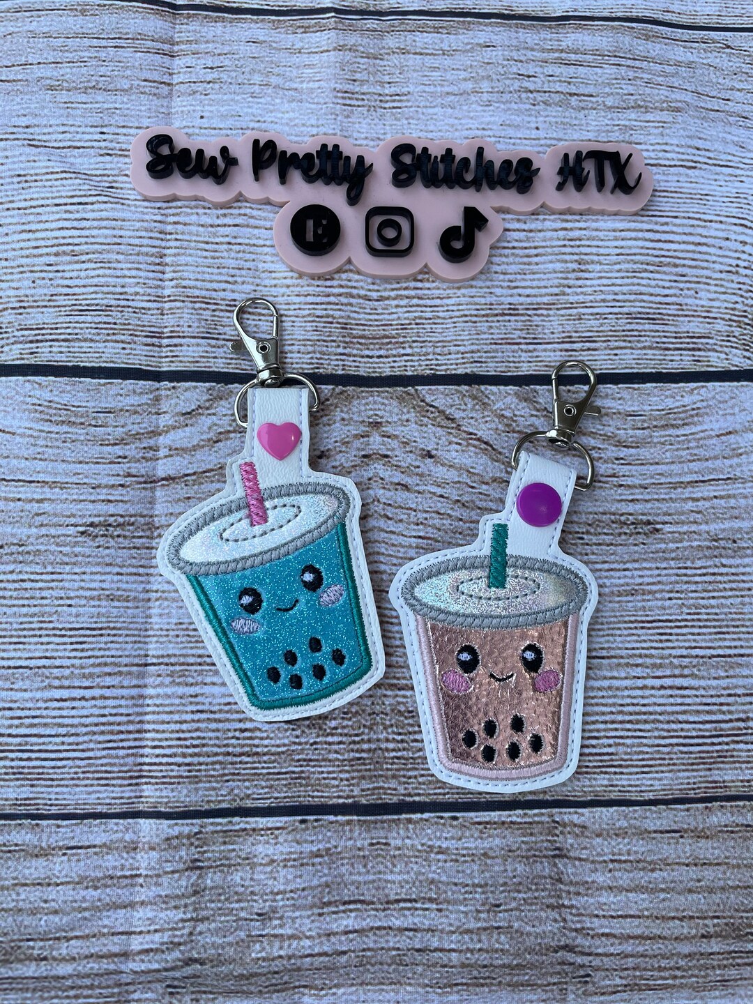 Boba Keychain, Boba Clip, Kawaii Boba Keychain Etsy
