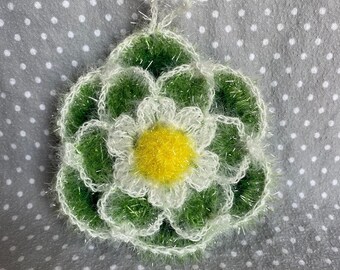 Scrubby Sponge - Daisy Flower