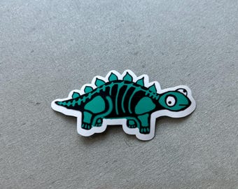 Pegatinas de dinosaurio Ankylosaurus, pegatinas de dinosaurios, pegatinas para portátil, pegatinas bonitas, pegatinas para botellas de agua, pegatinas para ordenador, calcomanías de dinosaurios