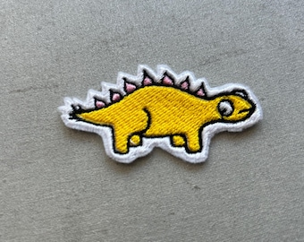 Parche termoadhesivo de dinosaurio Stegosaurus, parches termoadhesivos de animales, parches infantiles, parches para niños, bolsa de regalos