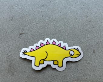 Pegatinas de dinosaurio Stegosaurus, pegatinas de dinosaurios, pegatinas para portátil, pegatinas bonitas, pegatinas para botellas de agua, pegatinas para ordenador, calcomanías de dinosaurios