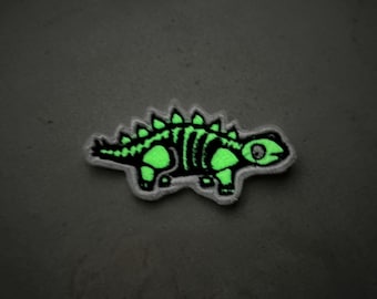 Parche termoadhesivo de dinosaurio Ankylosaurus, parches termoadhesivos de animales, parches para niños, parche para niños, bolsa de regalos