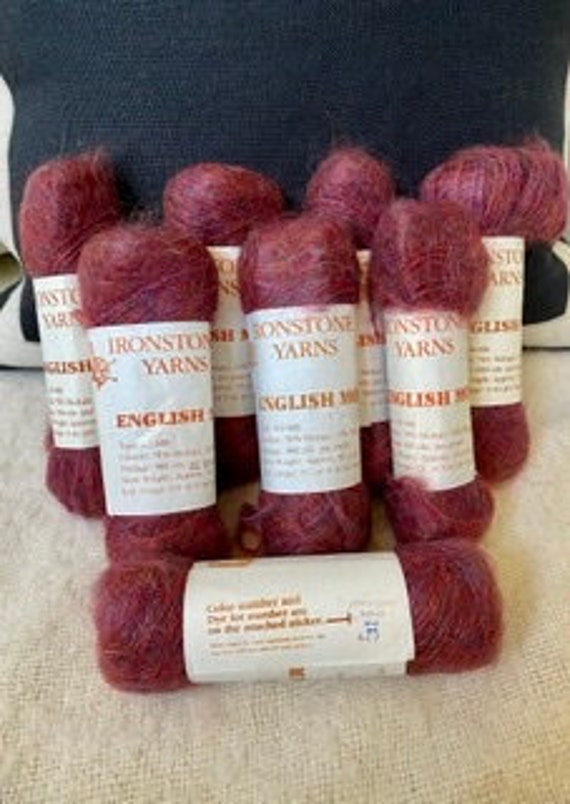 ENGLISH MOHAIR Ironstone Yarn Vintage Yarn in Etsy