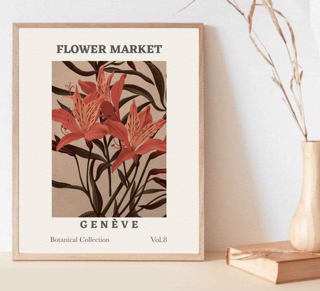 Printable Wall Art, Digital Floral Prints, Wall Art Botanical Prints ...