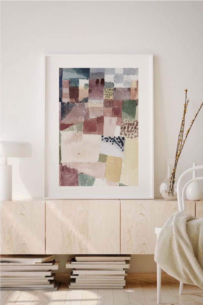 Wall Art Set of 2 Prints Abstract Boho Art Set Paul Klee - Etsy