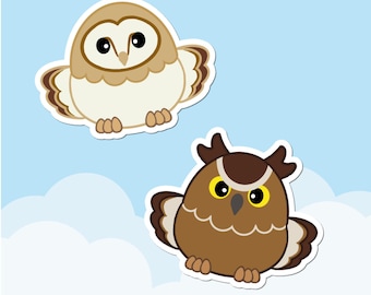 Owl Handmade Vinyl Sticker