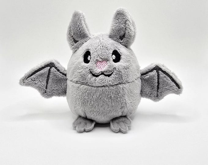 Flutter the Bat Plush, Handmade Plushie, Gift for Bat Lover - Etsy