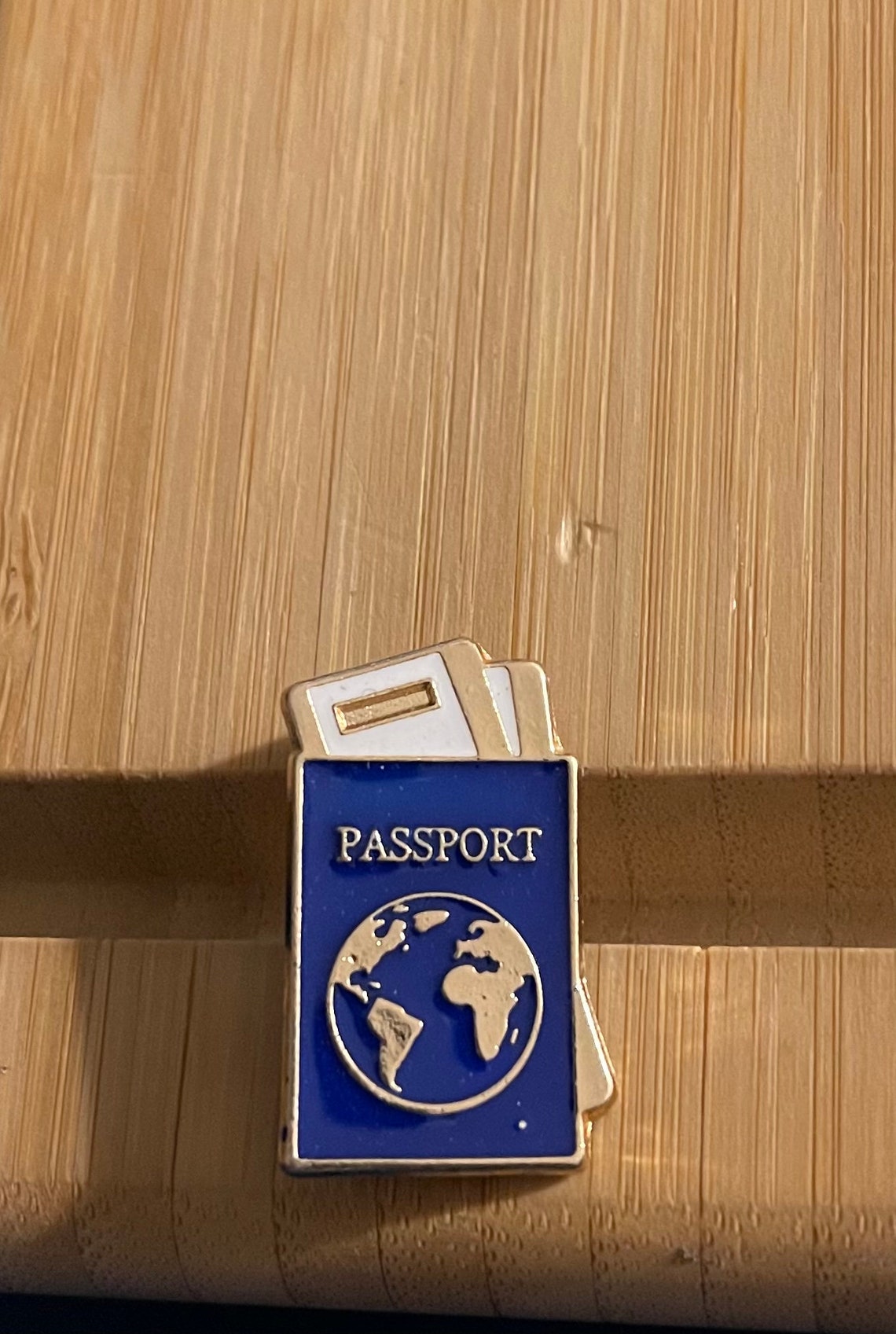 Passport Enamel Pin Etsy