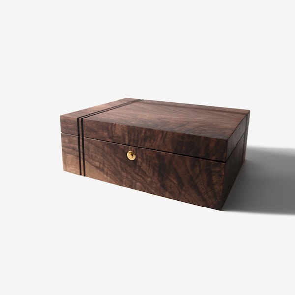 Keepsake Box - Black Walnut and Maple