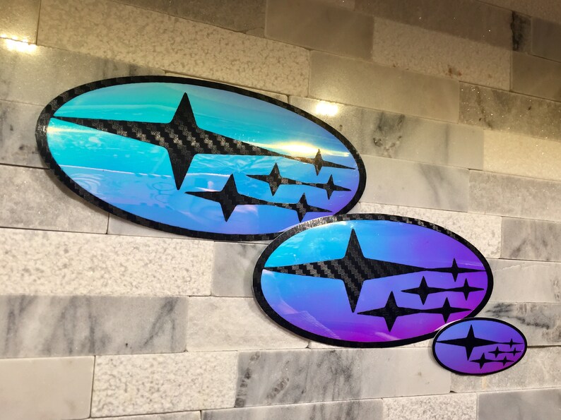 Subaru emblem Front/Rear / Steering Wheel WRX 2018 Etsy