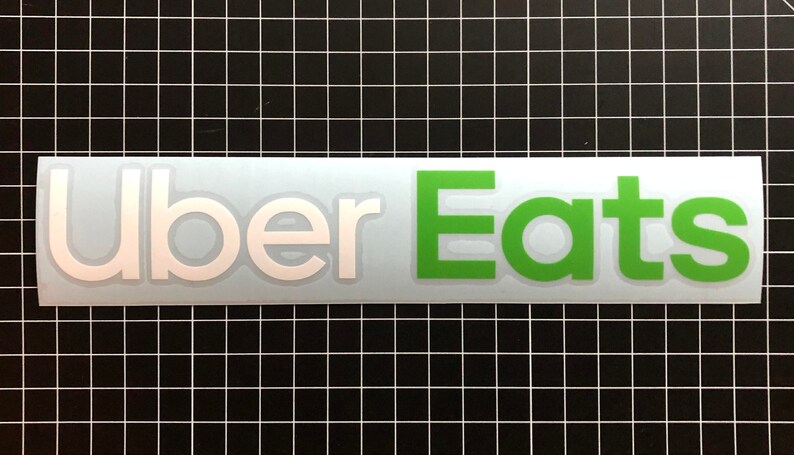 Uber Eats Decal High Quality Vinyl Sticker Choose Size - Etsy
