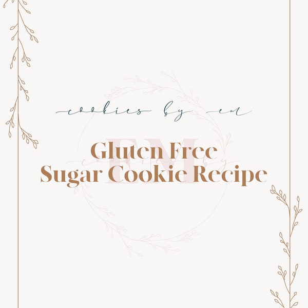 Gluten Free Sugar Cookie Recipe, Roll Out Gluten Free Cookies, Sharp Edge Cookies