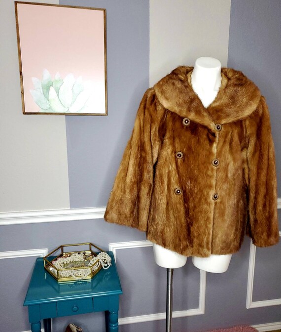 Mink Fur Coat,Bridal Fur Coat,Vintage Fur Coat, Mi