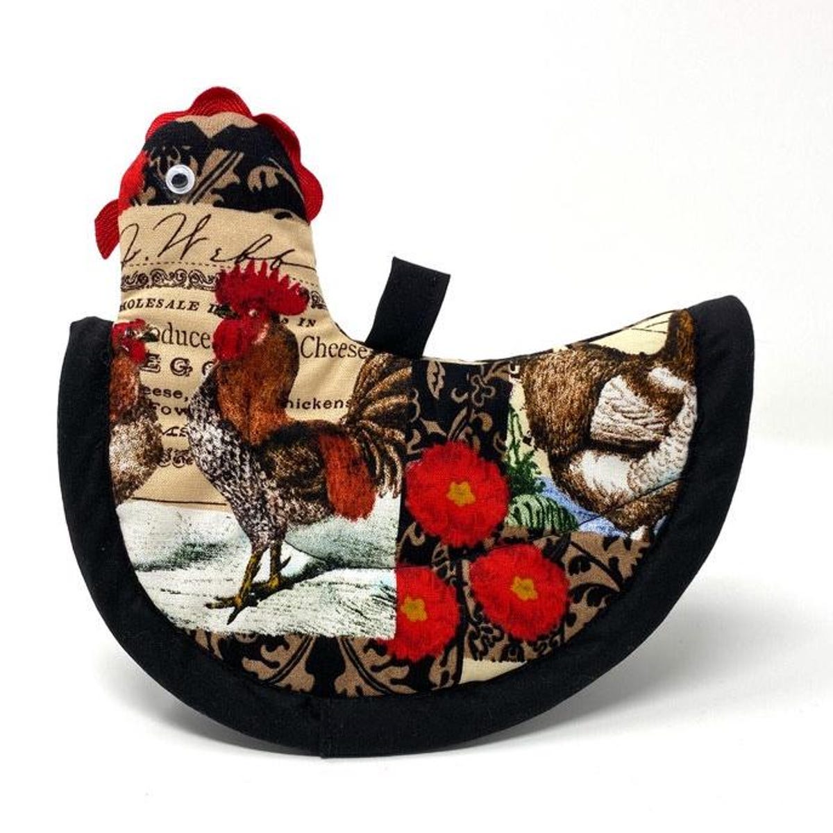 Americana Design Chicken Pot Holder - Etsy
