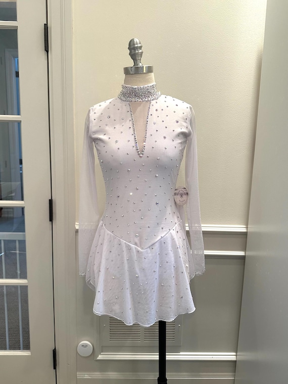 long sleeve figure skating dresses New Figure Skating Dress, Figure Skating Dress For Competition C0946