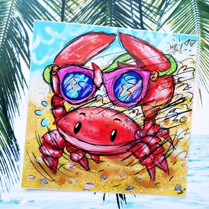 The Crab Thief Sticker