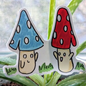 Mushroom Buddies Vinyl Sticker
