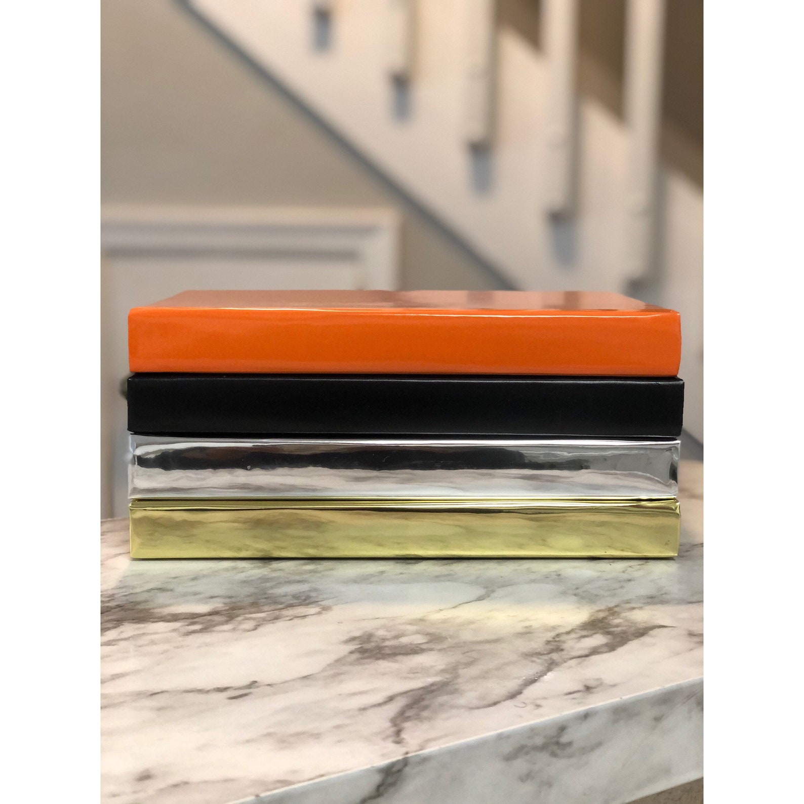 Decorative Coffee Table Books Designer Inspired Coffee Table Etsy