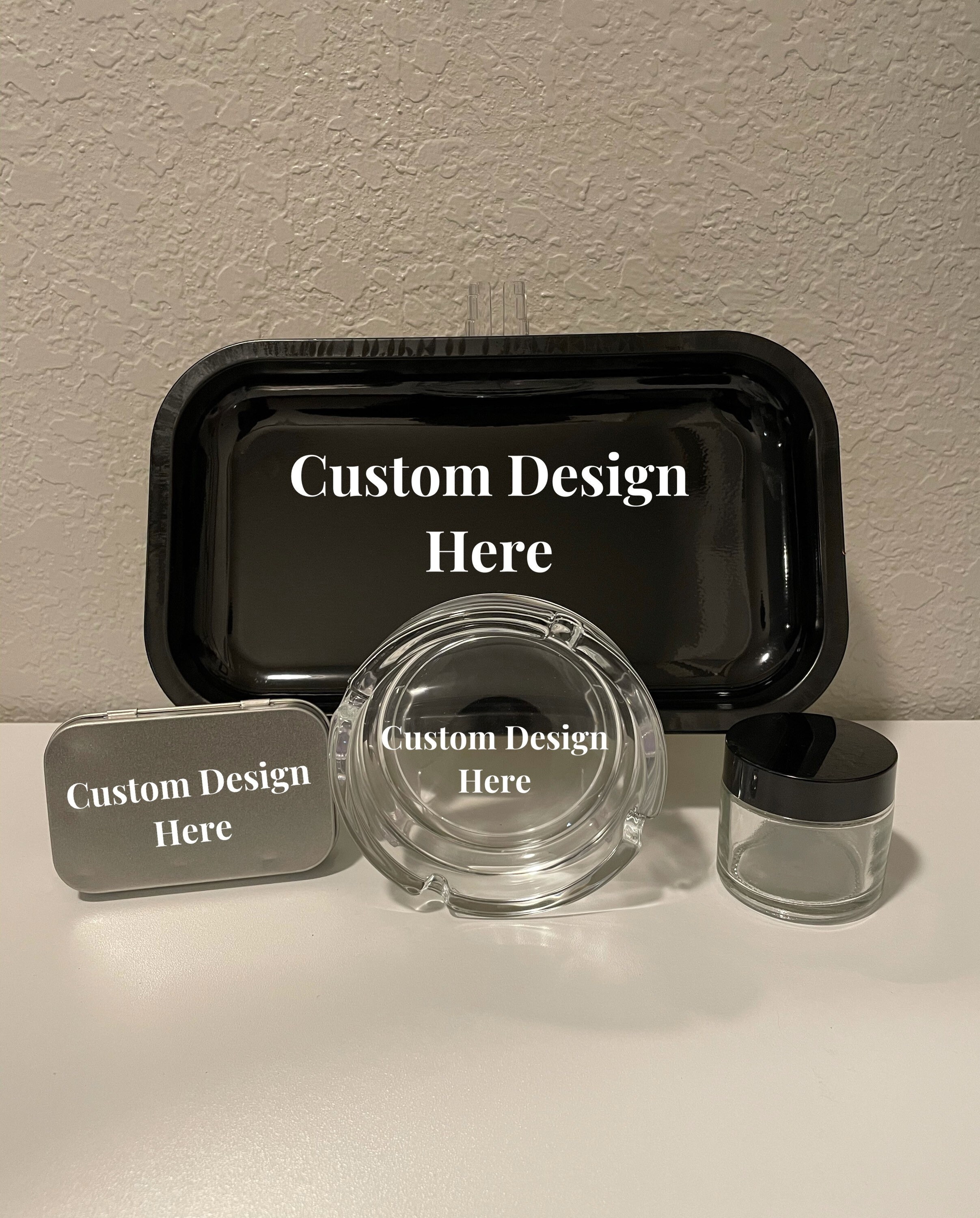 Rolling Tray Set Create your own Custom Rolling Tray Great | Etsy
