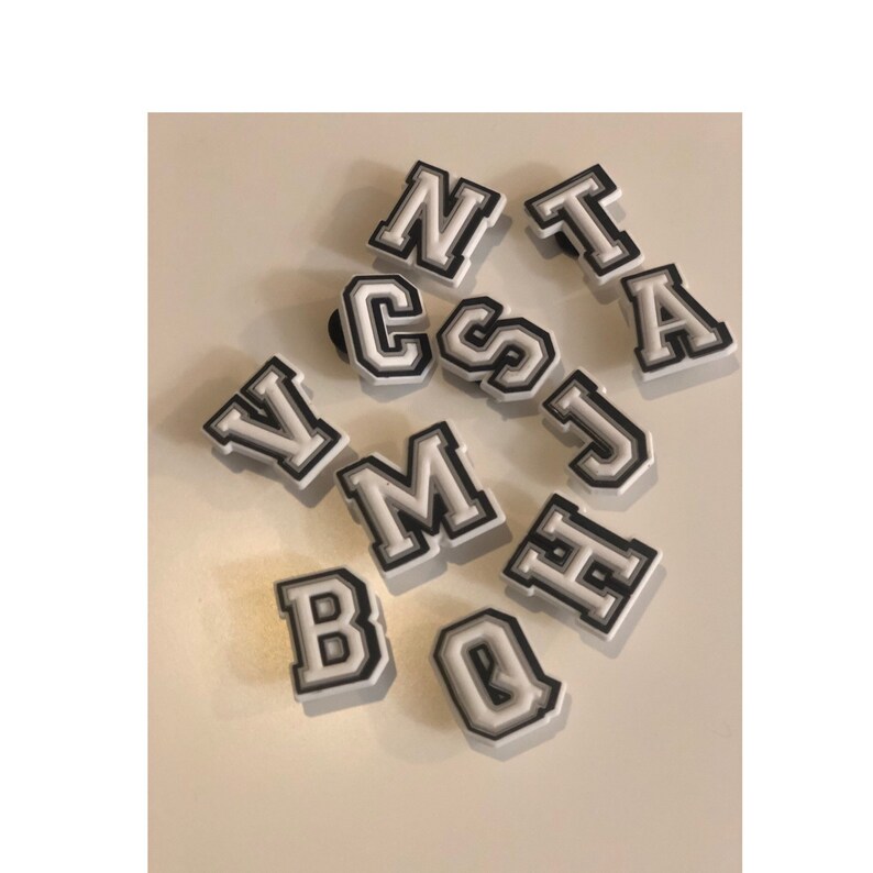 Letter Charms for Crocs Shoe Charms Etsy