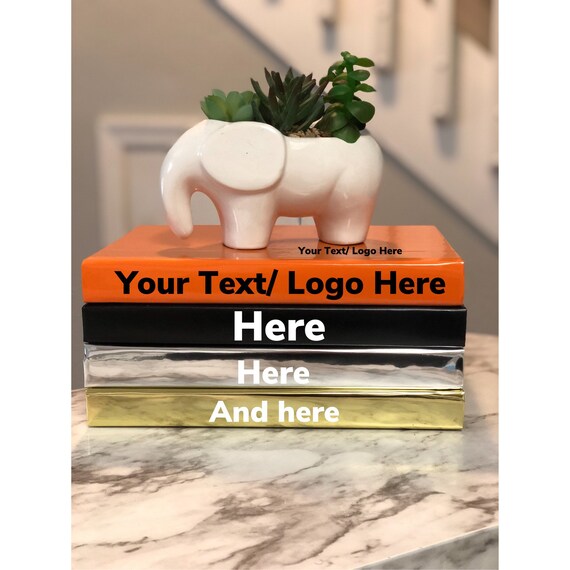 Decorative Coffee Table Books Designer Inspired Coffee Table Etsy