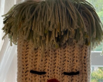 Housse pour boîte à mouchoirs Sleepy vert sauge mélangée