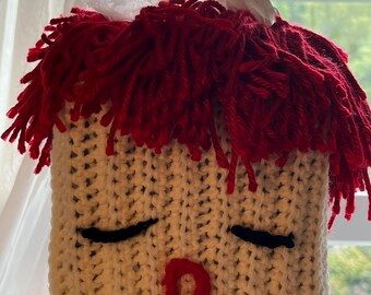 Housse pour boîte de mouchoirs Sleepy rouge rubis