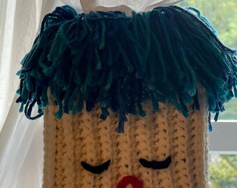 Housse pour boîte à mouchoirs Sleepy bleu foncé