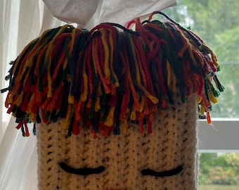 Housse de boîte à mouchoirs en forme d'arc-en-ciel