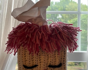 Housse pour boîte à mouchoirs Sleepy rose