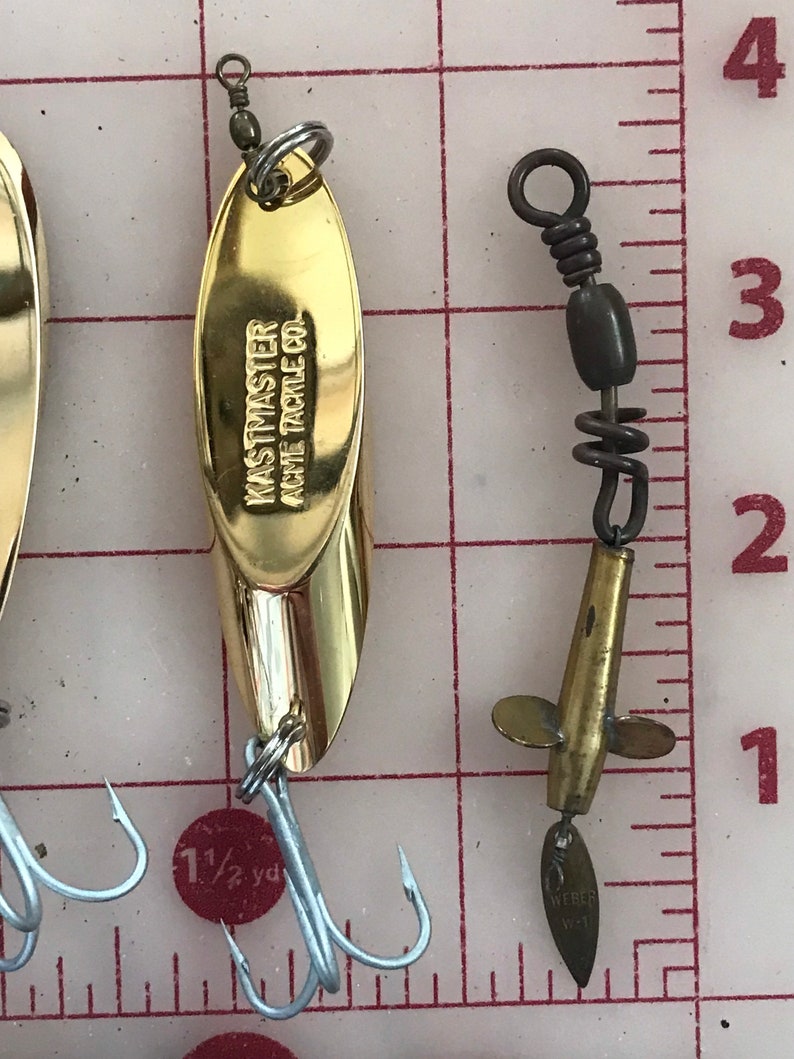 Vintage Kastmaster Fishing Lures Lot Etsy