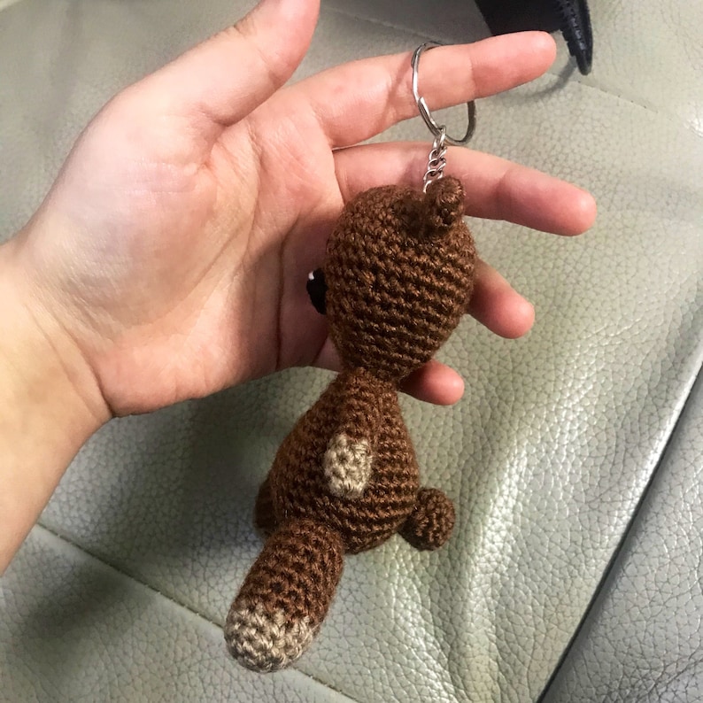 PATTERN ONLY Mini Mr Bean Teddy Keychain Etsy