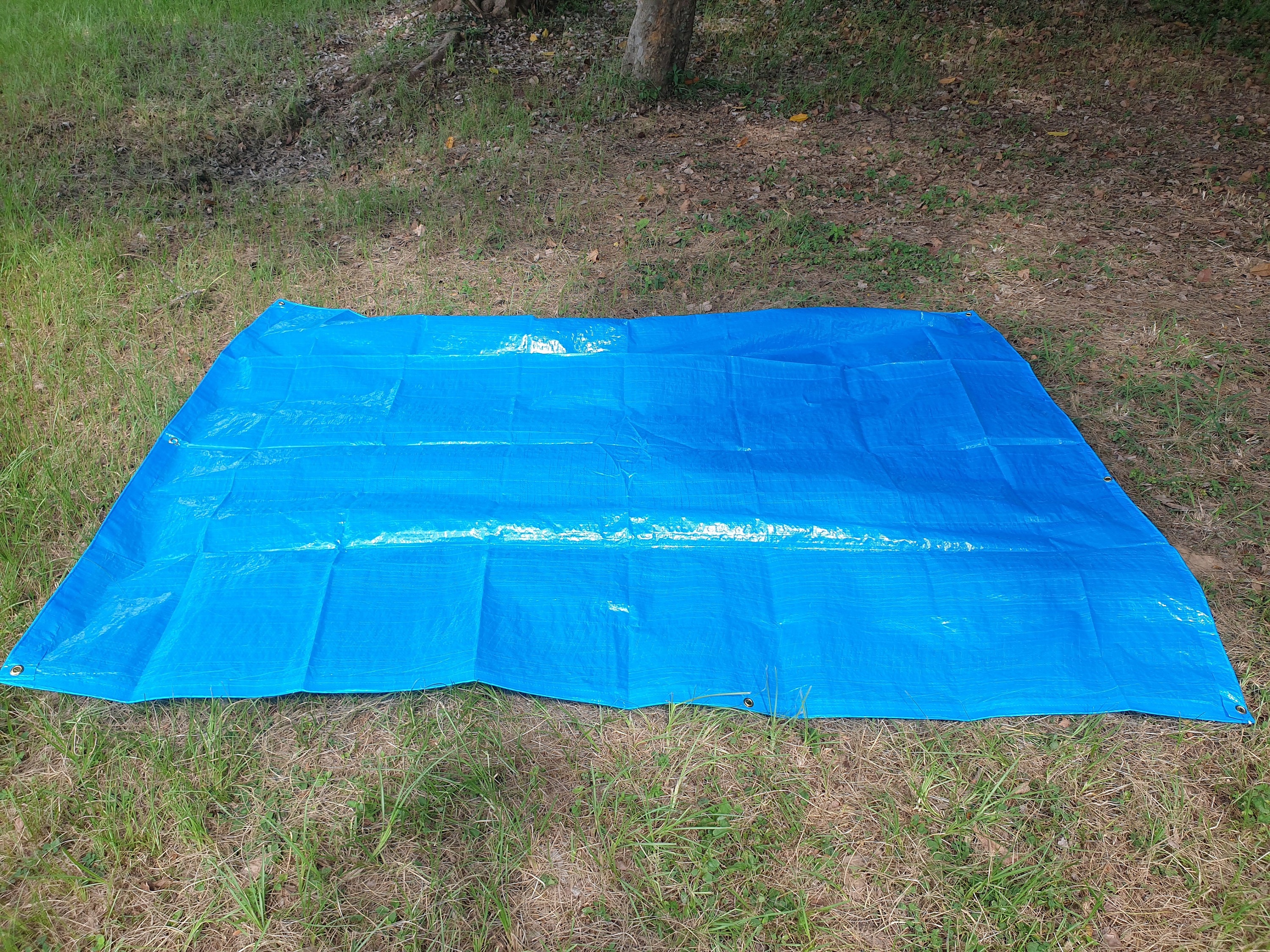PE TARPAULIN OUTDOOR 5.6x7.6ft Blue Tarp Picnic Mat - Etsy