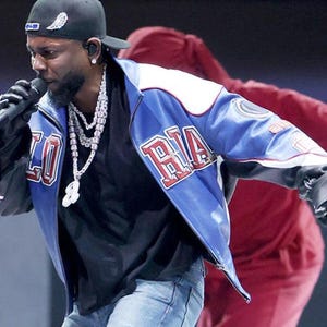 Blouson en cuir fait main Kendrick Lamar Super Bowl Pglang