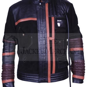 Cassian Andor Diego Luna Star Wars Andor Season Leather Jacket Cosplay Costume