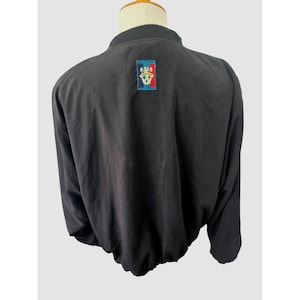 Vintage Sunice Reversible Golf Windbreaker: 90s Gray Stripe Pullover, Men&#39;s L